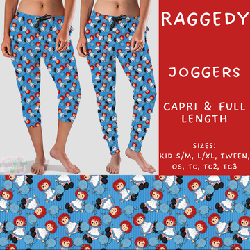 Batch #272 - Storybook Collection - Closes 1/17 - ETA late March - Raggedy Full and Capri Length Joggers