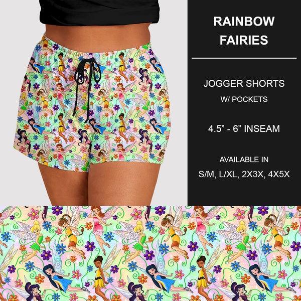 RTS - Rainbow Fairies Jogger Shorts