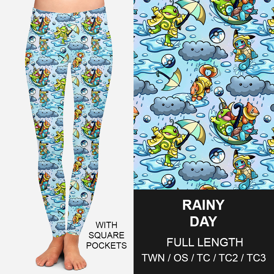 RTS - Rainy Day Leggings w/ Pockets