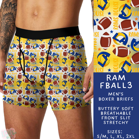 Ready To Ship - Ram FBall3 Men's Boxer Briefs