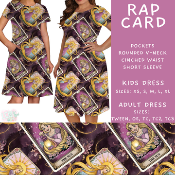 Batch #474 - Princess Tarot - Closes 1/12 - ETA early/mid March - Rap Card Adult & Kids Dresses