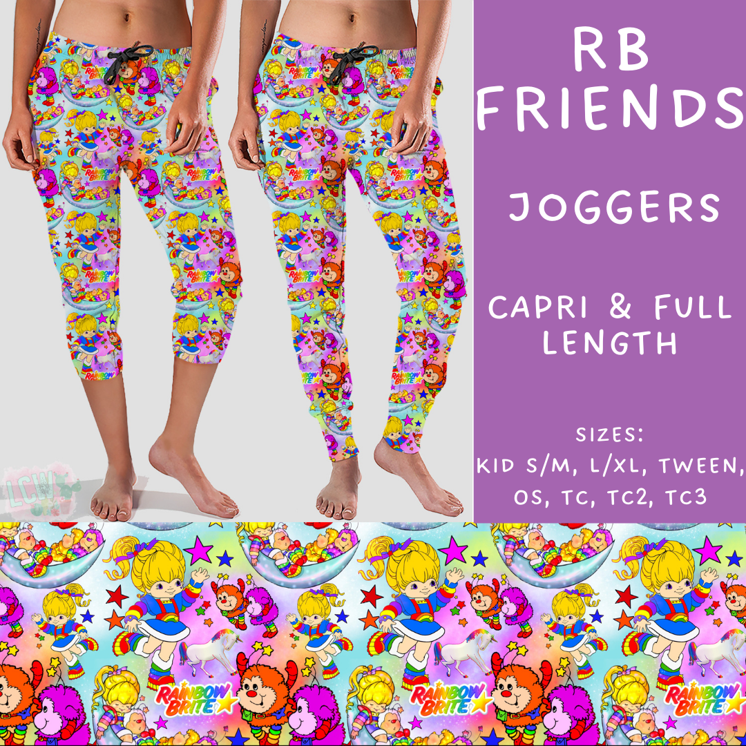 Batch #247 - Cool Characters 6 - Closes 12/2 - ETA late Jan - RB Friends Full and Capri Length Joggers