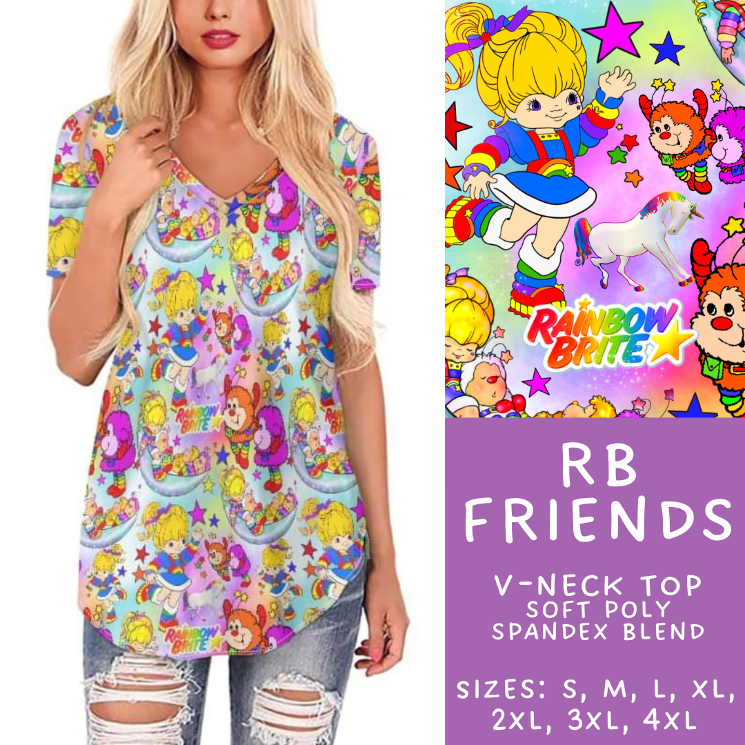 Batch #247 - Cool Characters 6 - Closes 12/2 - ETA late Jan - RB Friends V-Neck Tee