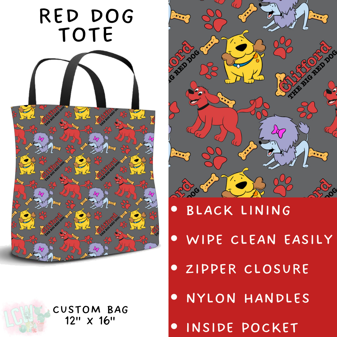 Batch #272 - Storybook Collection - Closes 1/17 - ETA late March - Red Dog Tote