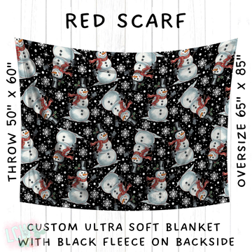 Batch #242 - Winter Wonderland Blankets - Closes 11/22 - ETA early Feb - Red Scarf Blanket