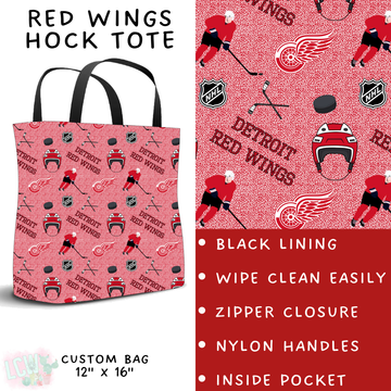 Batch #243 - Hockey - Closes 11/25 - ETA mid Jan - Red Wings Hock Tote