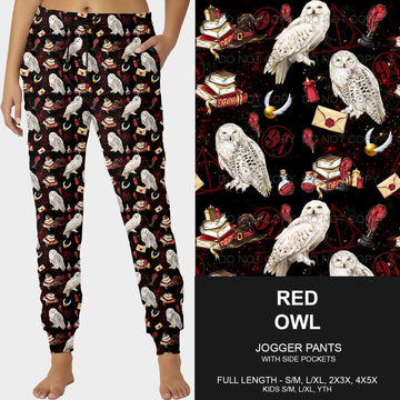 B191 - Preorder Red Owl Joggers (Closes 11/03. ETA mid Jan.)