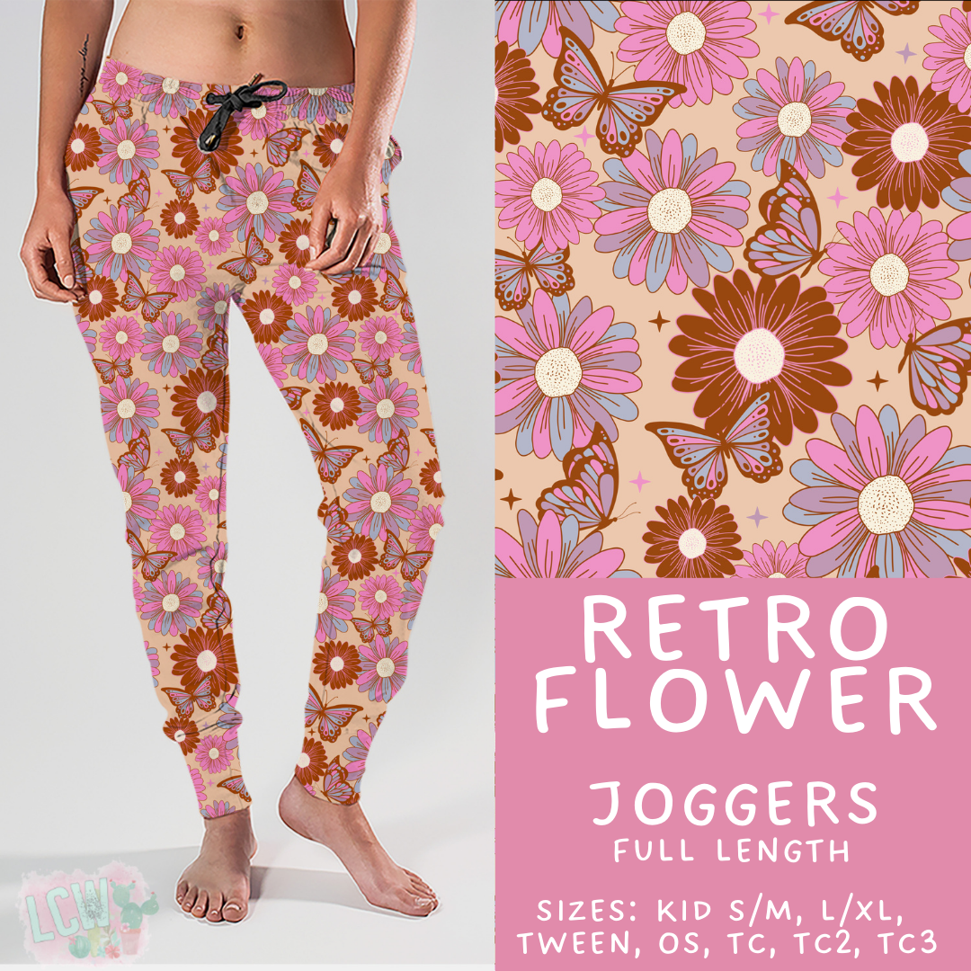 Batch #462 - Fun Run 17 - Closes 12/10 - ETA late Jan - Retro Flower Joggers