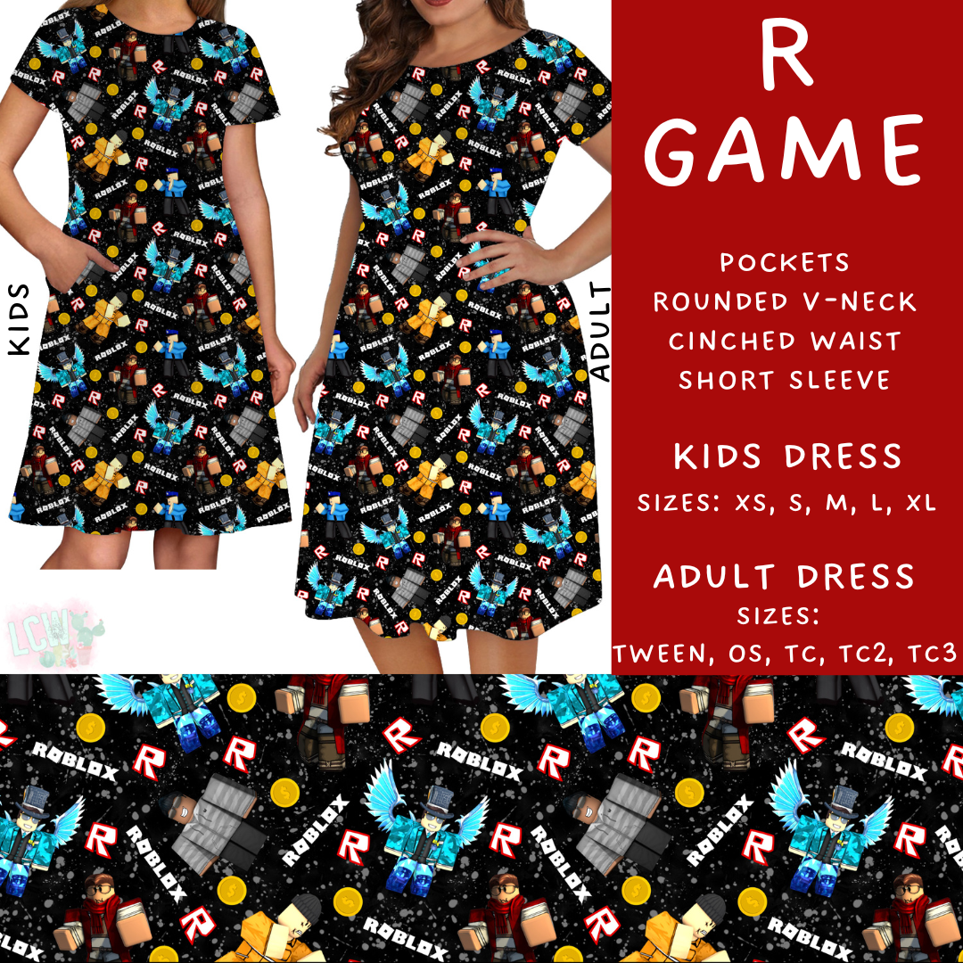 Batch #277 - December Request Run - Closes 1/27 - ETA late March - R Game Adult & Kids Dresses