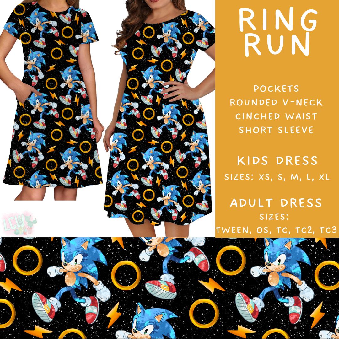 Batch #479 - Cool Characters 11 - Closes 1/21 - ETA mid/late March - Ring Run Adult & Kids Dresses