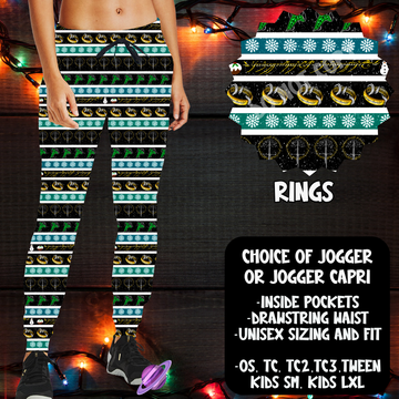 RINGS   - JOGGER/CAPRI XMAS SWEATER RUN CLOSING 10/30