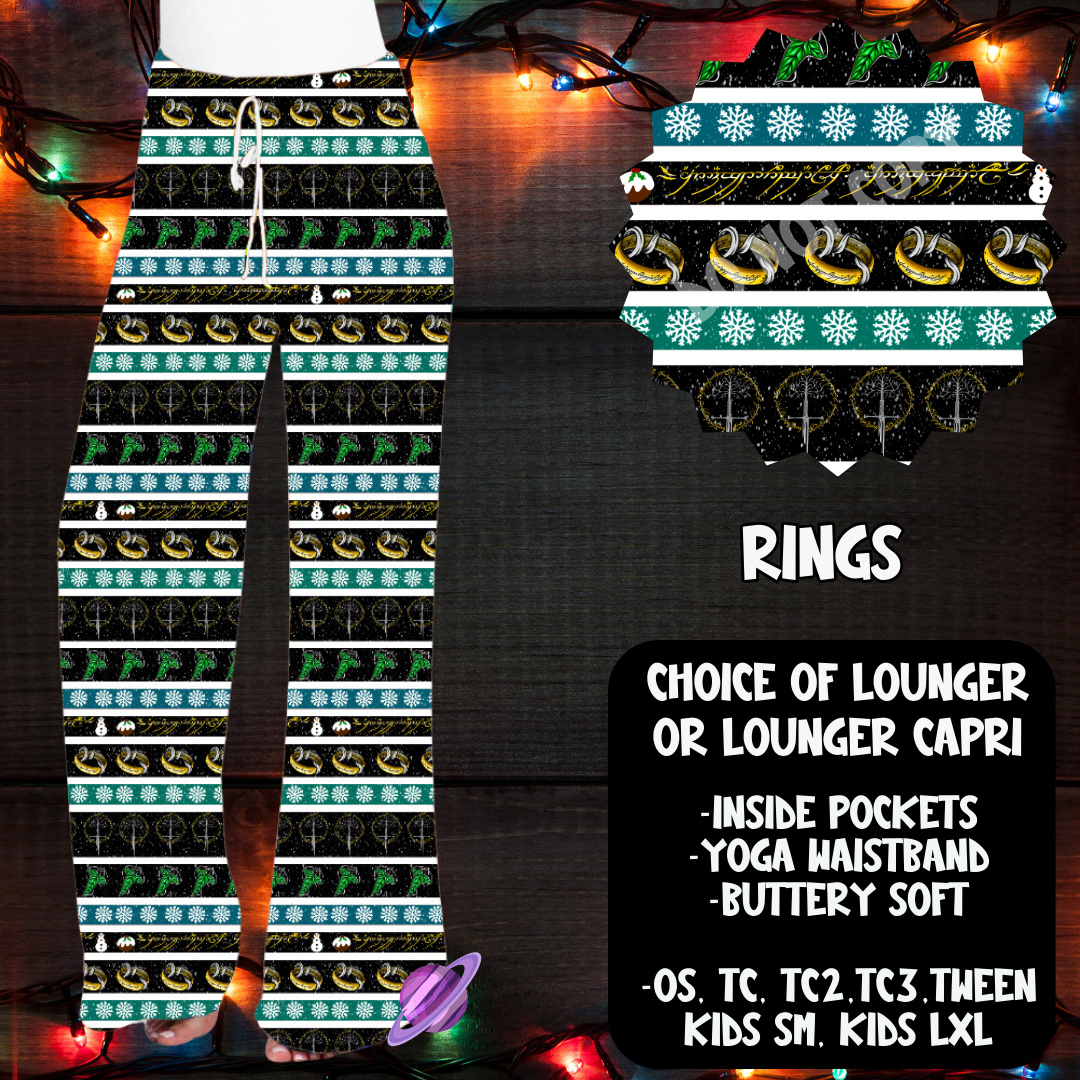 RINGS  - LOUNGER XMAS SWEATER RUN CLOSING 10/30