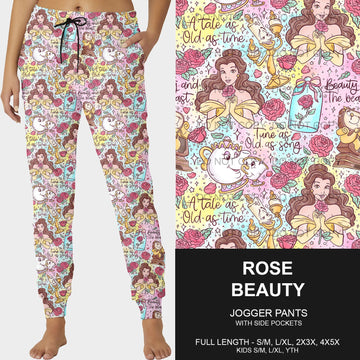 B200 - Preorder Rose Beauty Joggers (Closes 12/15. ETA late Feb.)