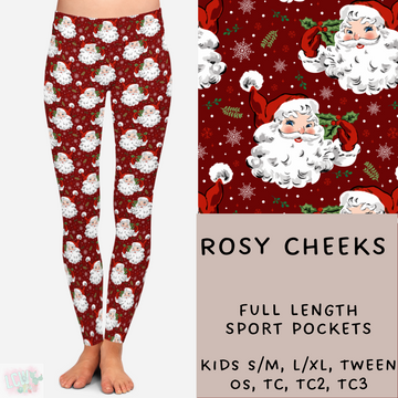 Ready To Ship - Rosy Cheeks Leggings & Capris