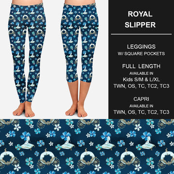 RTS - Royal Slipper Leggings w/ Pockets