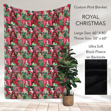 B186 - Pre-Order Royal Christmas Fleece Blanket (Closes 10/04. ETA: early Dec)