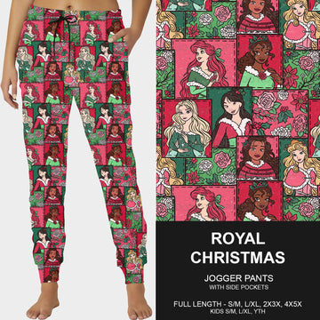 B184 - Preorder Royal Christmas Joggers (Closes 10/06. ETA early Dec.)