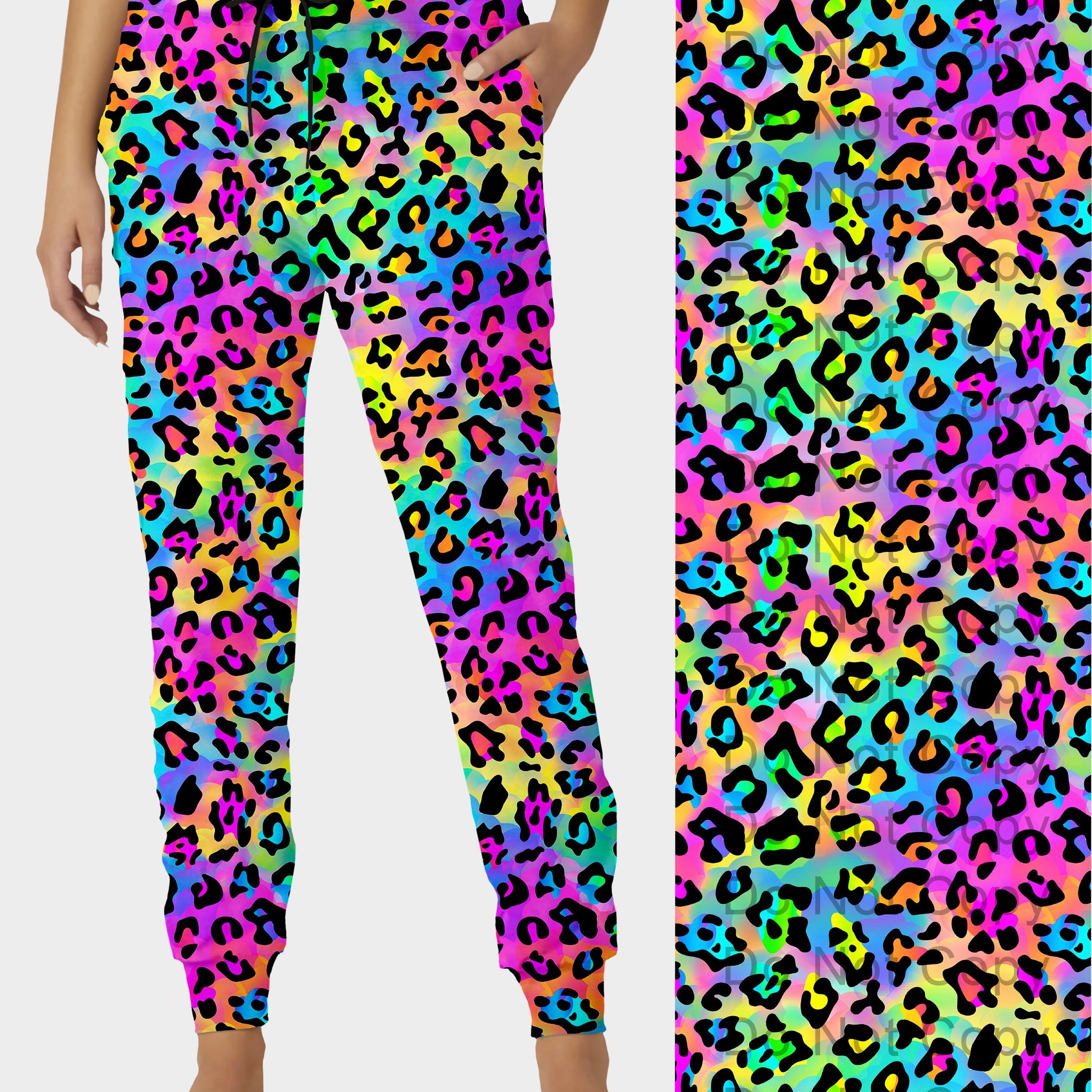 RTS - Rainbow Leopard Joggers