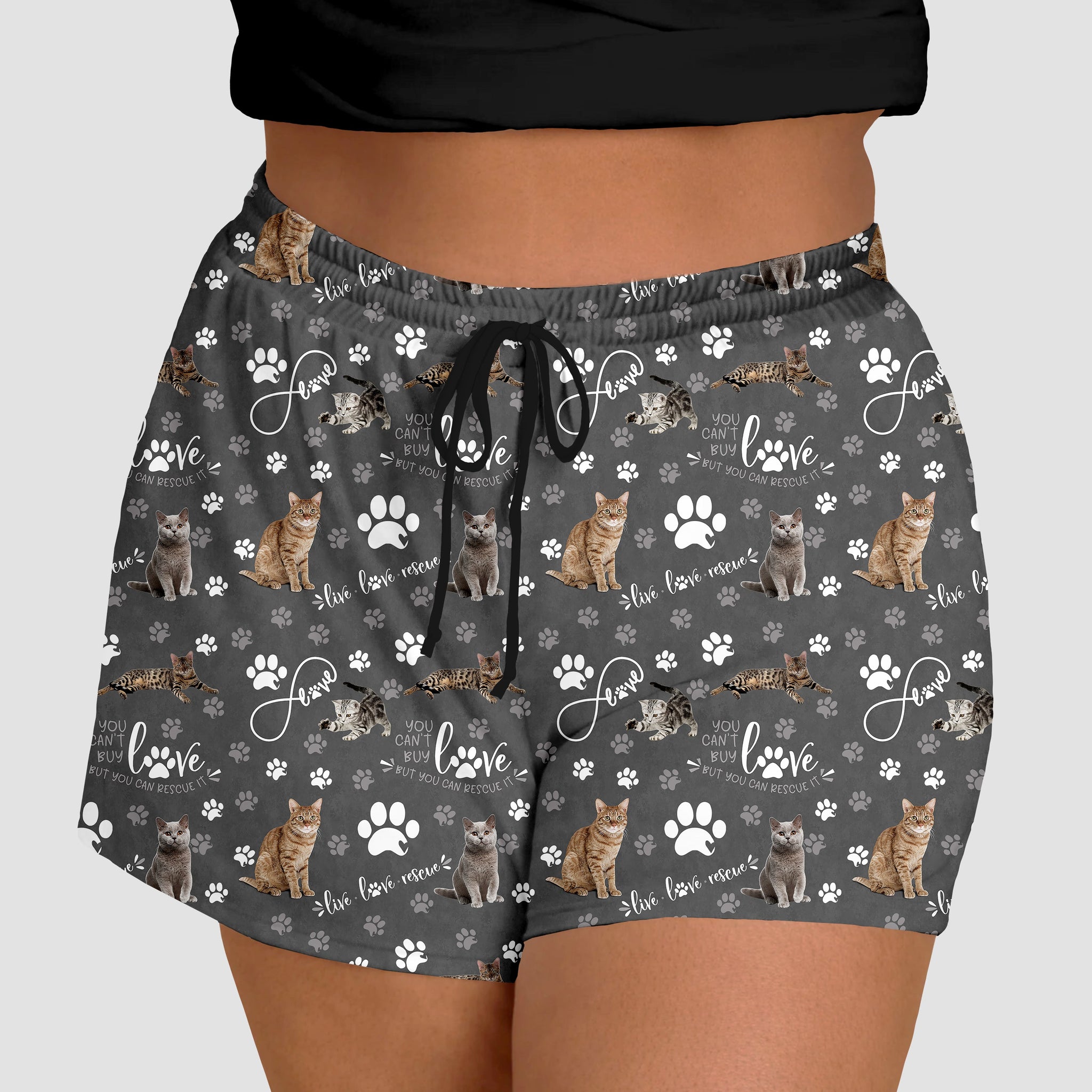 RTS - Rescue Cats Jogger Shorts