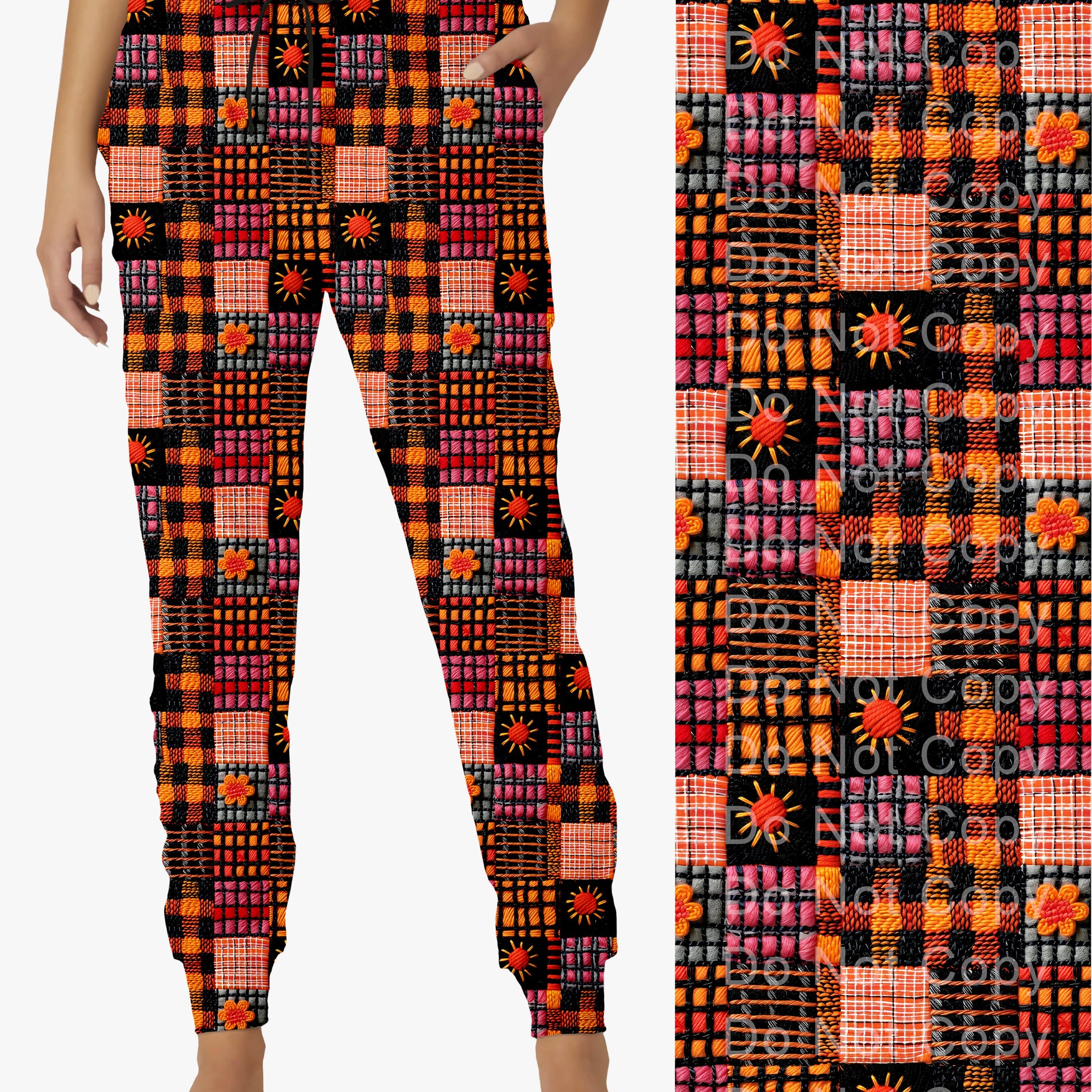 RTS - Retro Fall Squares Joggers