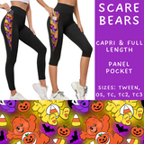 Ready To Ship - Scare Bears Pocket Full Length Legging - TC