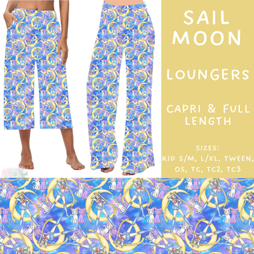 Batch #247 - Cool Characters 6 - Closes 12/2 - ETA late Jan - Sail Moon Capri and Full Length Loungers