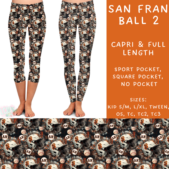 Ready To Ship - San Fran Ball 2 Leggings - Square TC2