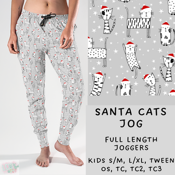 Batch #218 - Christmas Cozy Presale - Closes 10/18 - ETA late Nov - Santa Cats Joggers