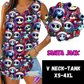 SANTA JACK -PPO12 - V-NECK TANK PREORDER CLOSING 10/8