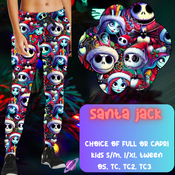 SANTA JACK - CHRISTMAS RUN - JOGGER/CAPRI PREORDER CLOSING 9/29