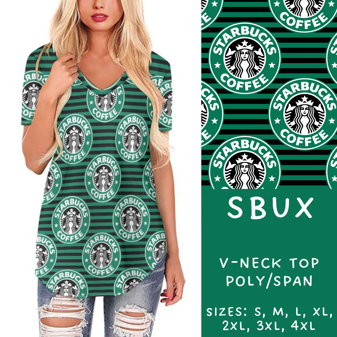 Batch #209 - Fun Run 5 - Closes 10/2 - ETA mid Nov - SBux V-Neck Tee