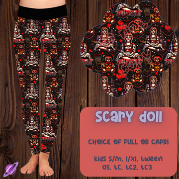 SCARY DOLL - B99 - LEGGING/CAPRI PREORDER CLOSING 10/6