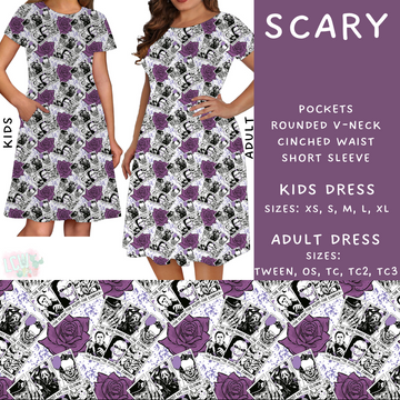 Batch #277 - December Request Run - Closes 1/27 - ETA late March - Scary Adult & Kids Dresses