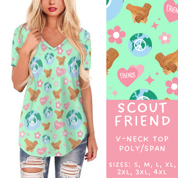 Batch #224 - Cookie Dealer 2 - Closes 10/28 - ETA mid Dec - Scout Friend V-Neck Tee