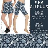 Ready to Ship - Sea Shells Biker Shorts - TC2