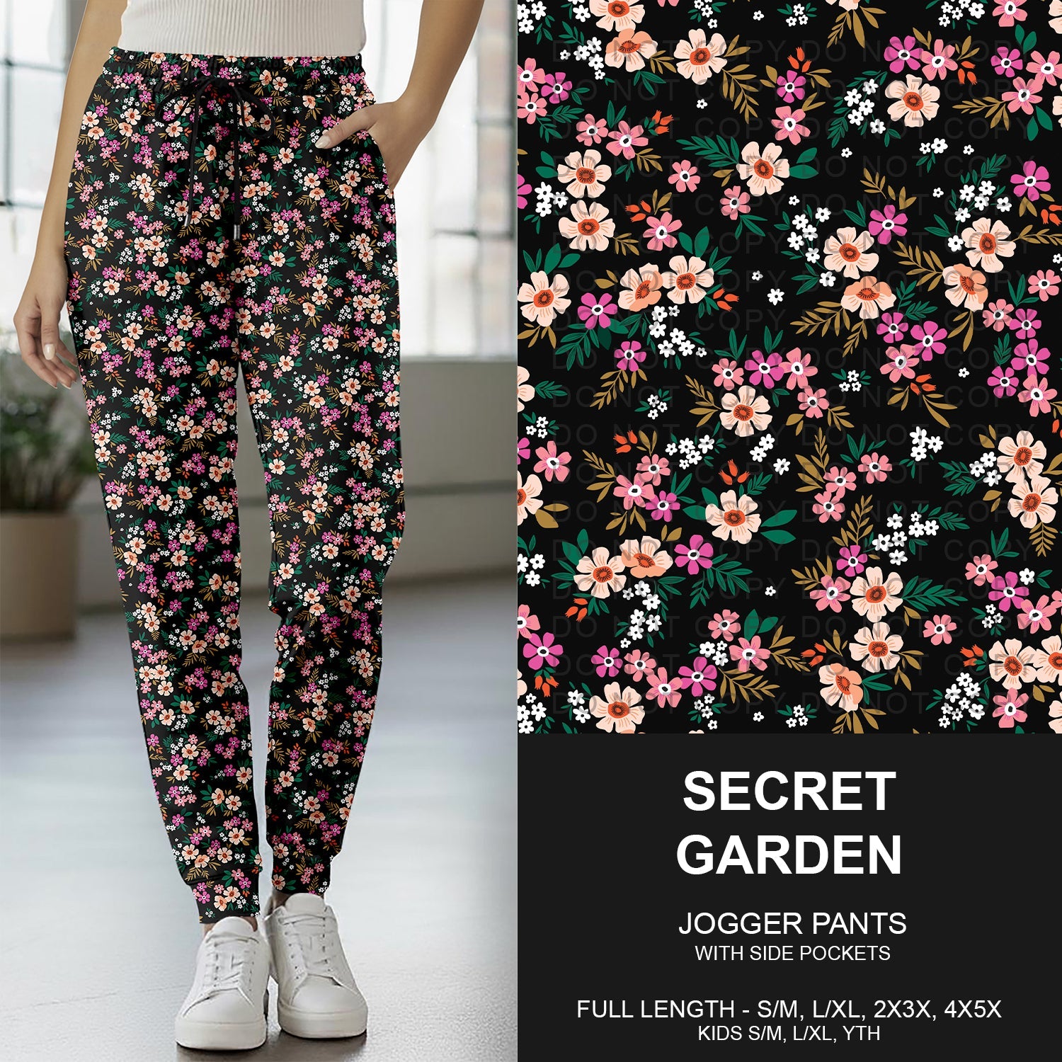 B262 - Preorder Secret Garden Joggers (Closes 11/23. ETA late Jan.)