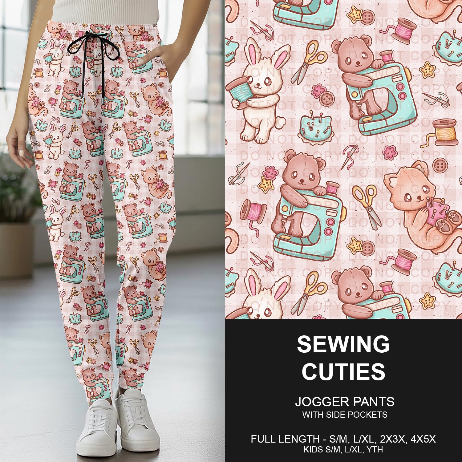 B267 - Preorder Sewing Cuties Joggers (Closes 12/21. ETA late Feb.)