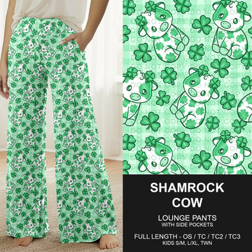 B268 - Preorder Shamrock Cow Lounge Pants (Closes 12/28. ETA mid Feb.)