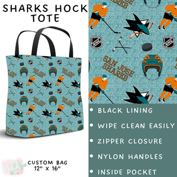 Batch #243 - Hockey - Closes 11/25 - ETA mid Jan - Sharks Hock Tote