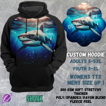 SHARK - CUSTOM HOODIE RUN PREORDER CLOSING 3/6