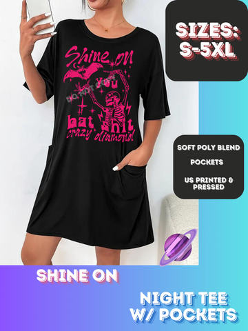 SHINE ON-SLEEP SHIRT-PREORDER CLOSING 9/20