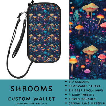 Batch #245 - The Crossbody Wallet - Closes 11/29 - ETA mid Jan - Shrooms Crossbody Wallet