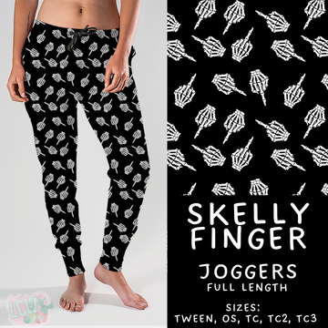 Ready to Ship - Skelly Finger Joggers - OS