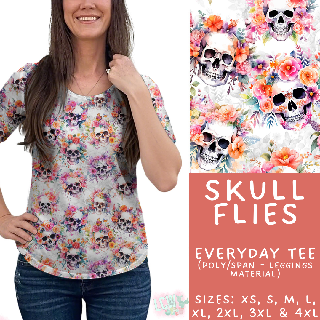 Batch #461 - October Request Run - Closes 12/9 - ETA late Jan - Skull Flies Everyday Tee