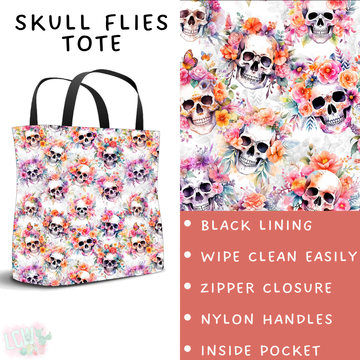 Batch #461 - October Request Run - Closes 12/9 - ETA late Jan - Skull Flies Tote