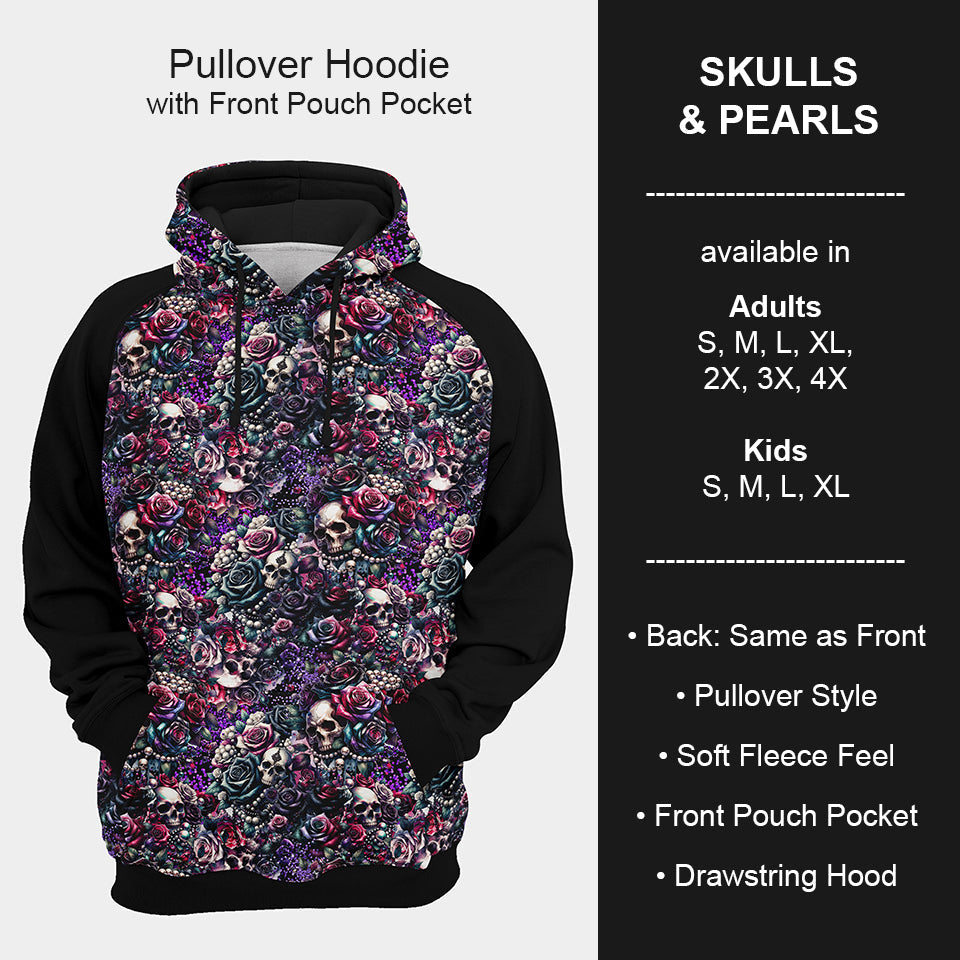 B199 - Preorder Skulls and Pearls Hoodie (Closes 12/11. ETA mid Feb.)