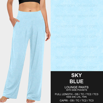 B216 - Preorder Sky Blue Lounge Pants (Closes 3/09. ETA: late May)