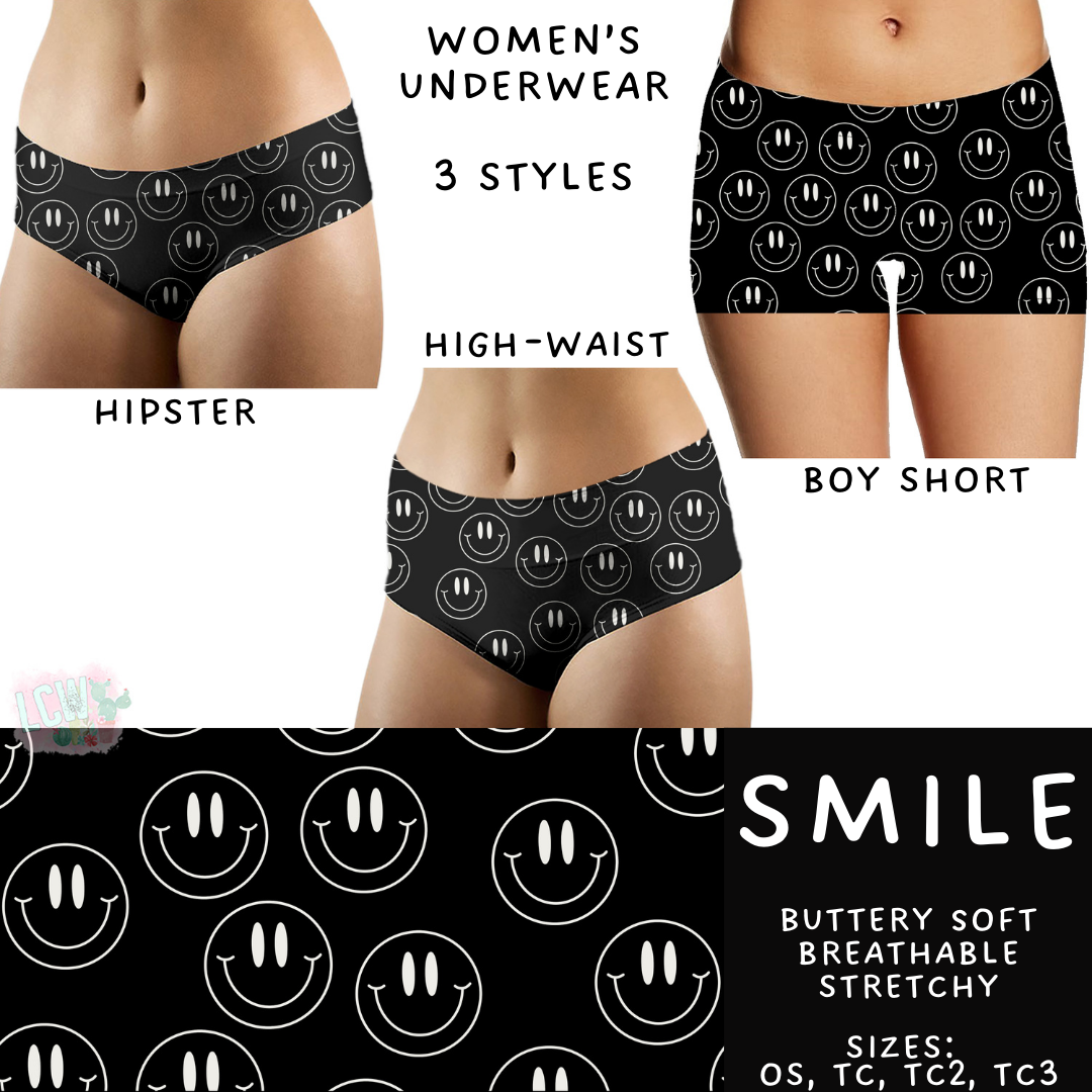 Batch #340 - Comfortable Underwear 4 - Closes 5/16 - ETA early July - Smile Women's Underwear