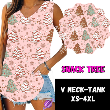 SNACK TREE -PPO12 - V-NECK TANK PREORDER CLOSING 10/8