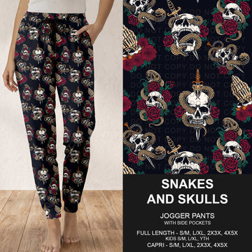 B318 - Preorder Snakes and Skulls Joggers (Closes 10/25. ETA: late Dec.)